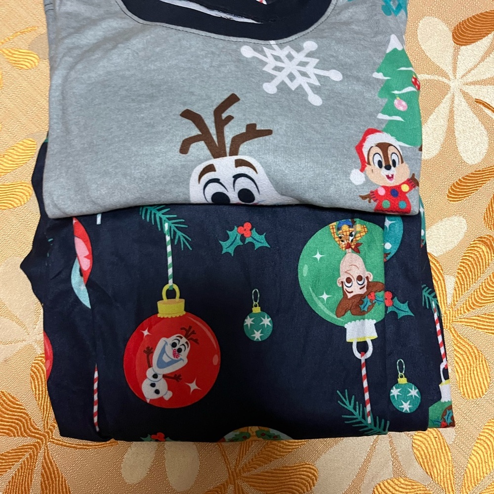 Disney Gray and Navy Pajama Set